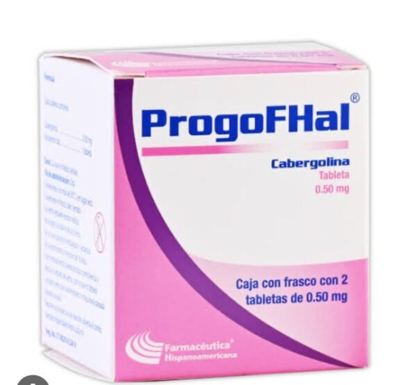 Progofhal Cabergolina 0.50mg C/2tab