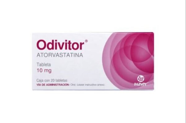 Odivitor Atorvastatina 10mg Con 20 Tabletas Lab Maver