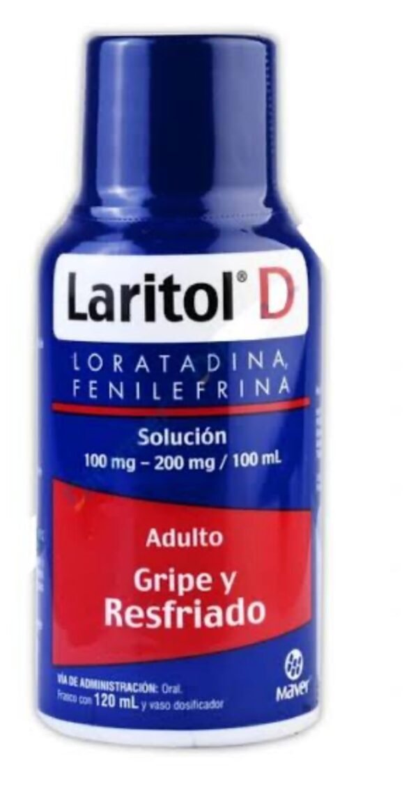 LARITOL D LORATADINA/FENILEFRINA SOLUCION ADULTO